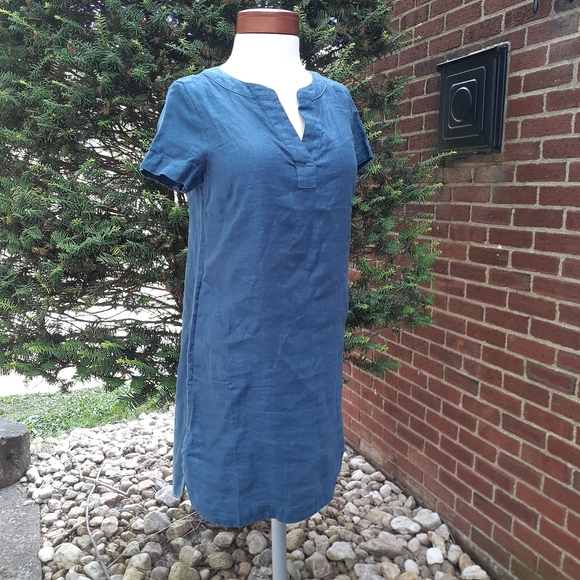 Sigrid Olsen Linen Tunic Short Dress Spring - Picture 2 of 10